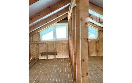 Chata pred dokončením na pozemku 770 m2, Horná Maríková