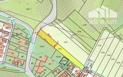 STAVEBNÝ POZEMOK 2250 m2 TRENČIANSKE MITICE