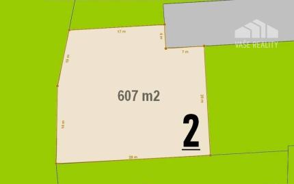 PREDAJ STAVEBNÝ POZEMOK 607 M² BOROVCE /VODA, ELEKTRINA, KANALIZÁCIA/