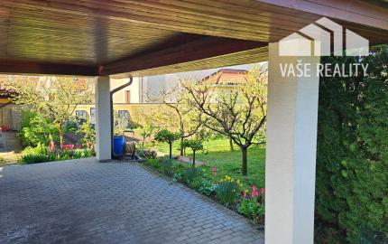 PROJEKT 5i domu s existujúcim prístreškom pre 2 autá s pozemkom 575 m2