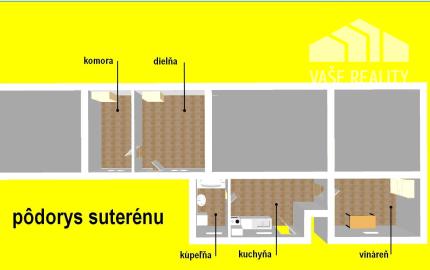 *REZERVOVANÉ*  4-izb rodinný dom s pozemkom 900 m²  - Moravany n/V