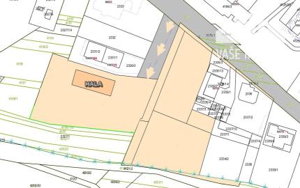 Stavebný pozemok 8900 m2 pre Developerský projekt Myjava Jablonská