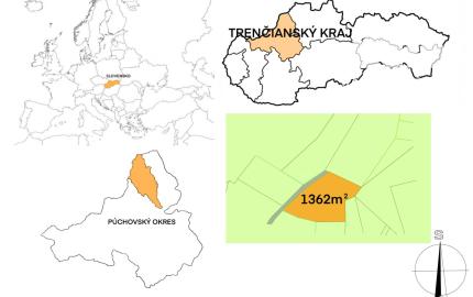 Pozemok Lazy pod Makytou, 1362 m2