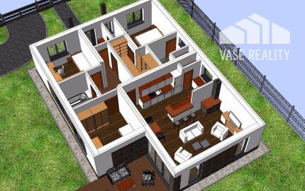 EXKLUZÍVNE*** Rodinný dom Košeca, NOVOSTAVBA NA KĽÚČ - pozemok 600 m2