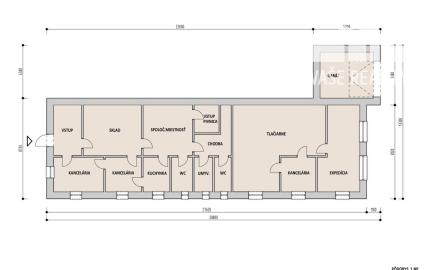 Komerčná budova - Ilava - centrum mesta