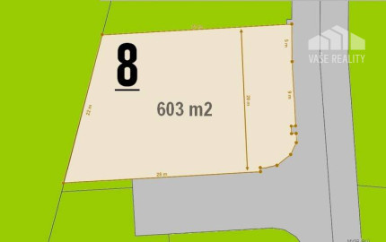 PREDAJ STAVEBNÝ POZEMOK 603 M² BOROVCE /VODA, ELEKTRINA, KANALIZÁCIA/