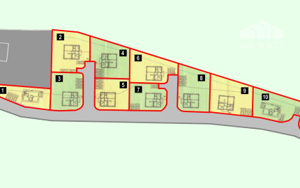 *REZERVOVANÉ* STAVEBNÝ POZEMOK 436 M² BOROVCE /VODA, ELEKTRINA, KANAL.