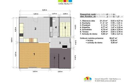 Na predaj 4-izbový rodinný dom 207 m², pozemok 331 m², Koválov, Senica