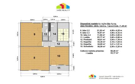 Na predaj 4-izbový rodinný dom 207 m², pozemok 331 m², Koválov, Senica