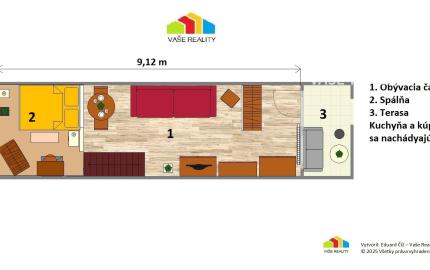 Na predaj loft s galériou, 35 m², Rybničná ulica, Vajnory