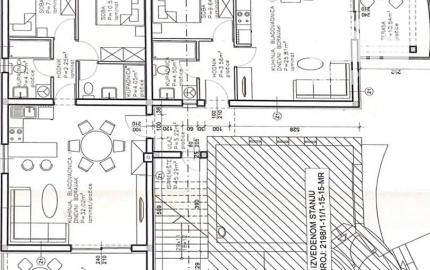 Chorvátsko - 6 izbový apartmánový dom pri Zadare, Sukošan