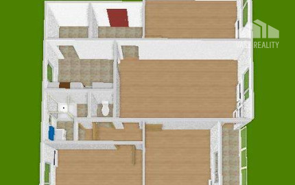 Výnimočný 4-izbový byt s balkónom, 85 m², Radničné nám., Dunaj.Streda