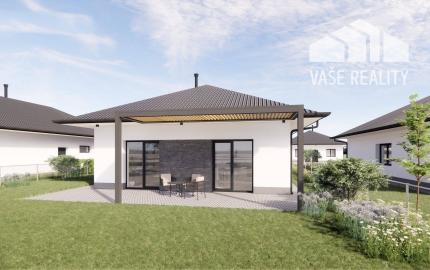 SKVELÁ CENA! NOVOSTAVBA 100 M2 BUNGALOV 4+1 *TYP 1* S POTOKOM, PRAŠNÍK