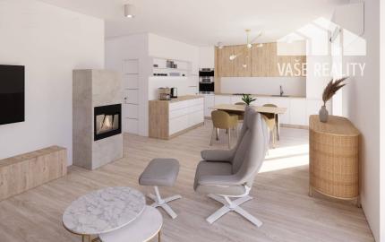 SKVELÁ CENA! NOVOSTAVBA 100 M2 BUNGALOV 4+1 *TYP 1* S POTOKOM, PRAŠNÍK