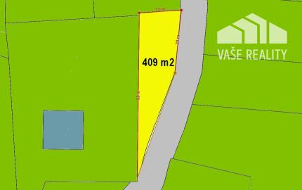 PREDAJ STAVEBNÝ POZEMOK 409 M² BOROVCE /VODA, ELEKTRINA, KANALIZÁCIA/