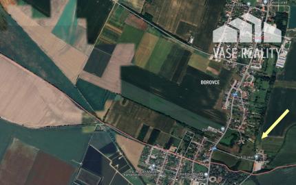 PREDAJ STAVEBNÝ POZEMOK 409 M² BOROVCE /VODA, ELEKTRINA, KANALIZÁCIA/
