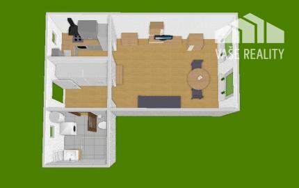 Štýlový 1-izbový byt v novostavbe s parkovacím miestom – Partizánske, 