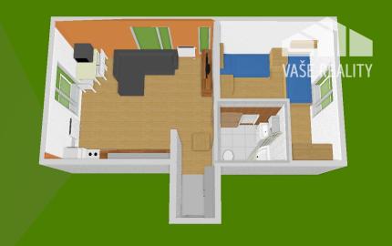 Na prenájom 2-izbový byt, 47 m², Odborárska ul., ihneď voľný