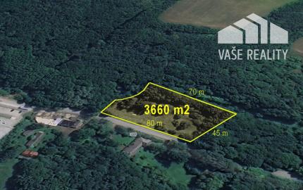 Rozľahlý stavebný pozemok 3660m2 Myjavské kopanice - Krajné