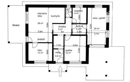 NOVOSTAVBA 4-IZBOVÉHO BUNGALOVU LEN 7 KM OD PIEŠŤAN – SOKOLOVCE