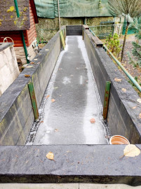 Murovaná chata v rekreačnej oblasti , Moravany nad Váhom - Výtoky