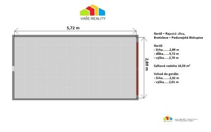 Garáž, 16 m², v podzemnom garážovom dome, Rajecká ul., ihneď voľná