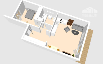 NA PREDAJ – 2-izbový byt 60 m2 v novostavbe RiverResort, Banka 