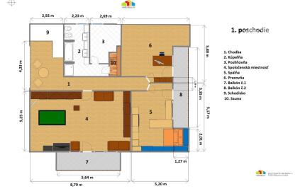 Krásny 7-izbový RD, 328 m² + 1389 m² pozemok, Trebostovo, okres Martin
