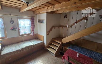 Rekreačný dom – murovaná chata s krbom, kanalizáciou a novou strechou, Dobrá Voda