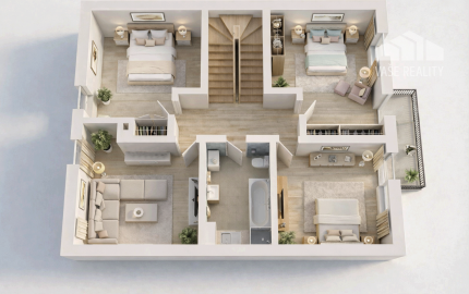 PRIESTRANNÝ RODINNÝ DOM MORAVANY N/V – UZAVRETÁ HRUBÁ STAVBA, GARÁŽ, VŠETKY SIETE