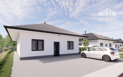 SKVELÁ CENA! NOVOSTAVBA 100 M2 BUNGALOV 4+1 *TYP 1* S POTOKOM, PRAŠNÍK