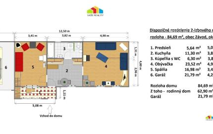Útulný rodinný dom s garážou a krbom v pokojnej obci Závod – len 45 km