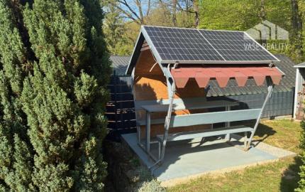 Na predaj murovaná záhradná Chata Ilava, pozemok 385 m2