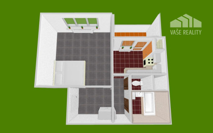 Na predaj 1-izbový byt s lodžiou, 38  m², Hraničná ul. Ružinov – Prievoz