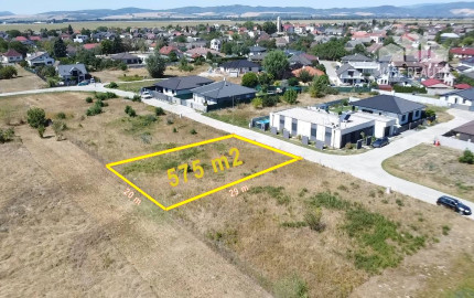 Stavebný pozemok 575 m2, Horná Streda