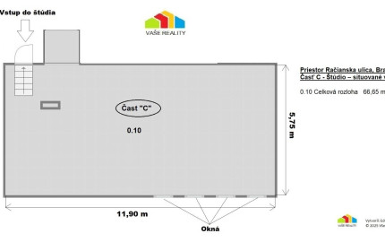 Na prenájom krásne kancelárie, 14 – 156 m², Račianska ul.,ihneď voľné