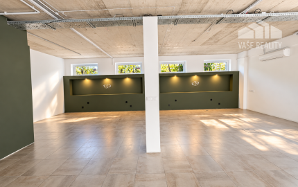 Na prenájom obchodný priestor, 175 m², Ružinov – Tomášikova, priamy vstup z ulice, veľké výklady
