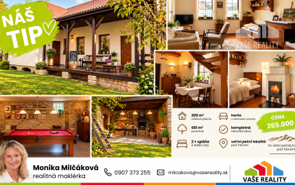 Rodinný Dom pod Tatrami, Važec, pozemok 681 m2