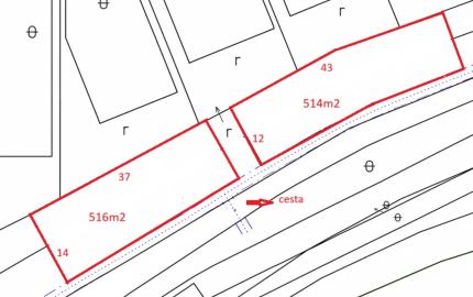 STAVEBNÝ POZEMOK 514 m² – RATNOVCE, LEN KÚSOK OD PIEŠŤAN