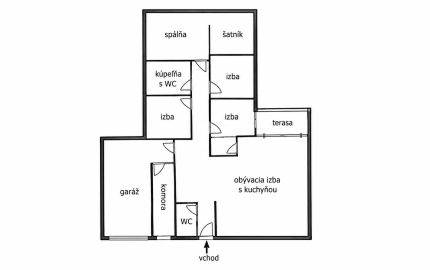 MODERNÝ 6-IZBOVÝ BUNGALOV S TERASOU A POZEMKOM 884 m² – RATNOVCE
