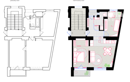 Výnimočný 3 izbový byt, história a luxus v úplnom centre mesta Nitra