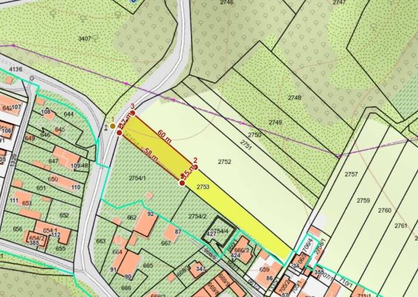 STAVEBNÝ POZEMOK 2250 m2 TRENČIANSKE MITICE