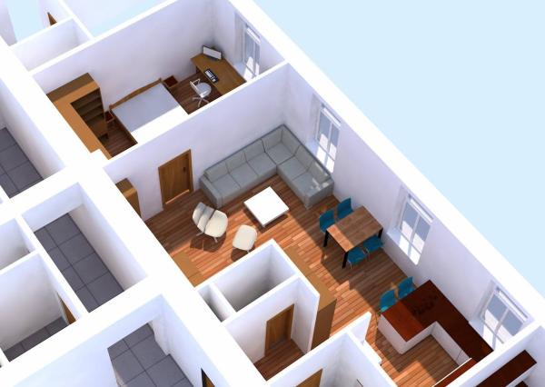 Predám 2 izbový byt Ilava, STRED, 63,07 M2