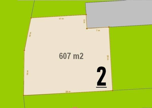 PREDAJ STAVEBNÝ POZEMOK 607 M² BOROVCE /VODA, ELEKTRINA, KANALIZÁCIA/