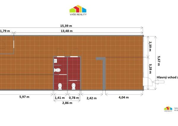 Na prenájom obchodný priestor, 93 m², Herlianska ul., voľný ihneď
