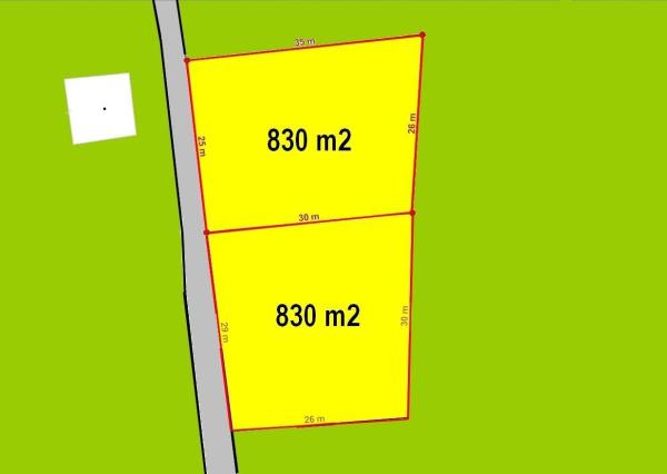 DVA POZEMKY 2 x 830 M2 NA MYJAVSKÝCH KOPANICIACH NA PREDAJ