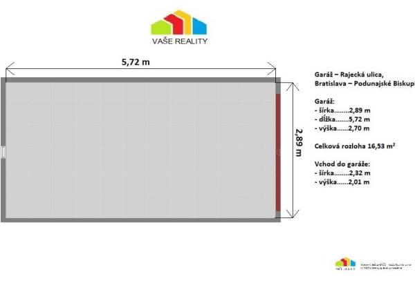 Na prenájom garáž, 16 m², v podzemnom garážovom dome, Rajecká ul.,