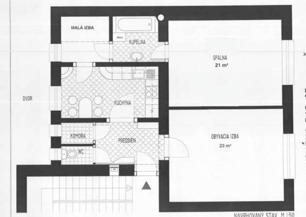 Na prenájom 2,5 izbový byt, 76 m², Dostojevského rad, BA – Staré Mesto