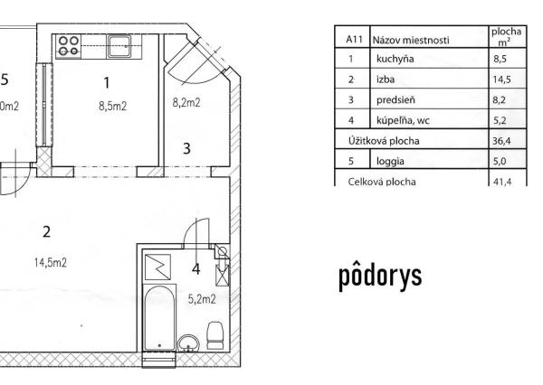 REZERVOVANÉ |   1 IZBOVÝ BYT NOVOSTAVBA SOKOLOVCE