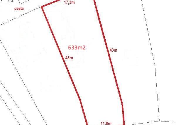 Slnečný pozemok s pekným výhľadom 633m2, Banka pri Piešťanoch